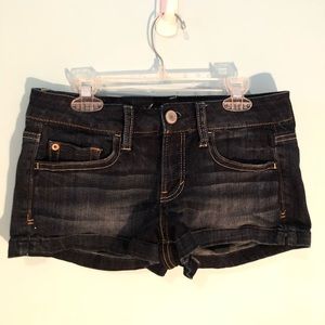 midi shortie jean shorts